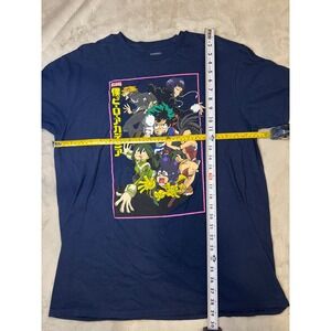 My Hero Academia T-Shirt Mens XL Navy Blue Good Funimation Deku Graphic Tee